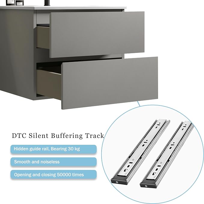 Wall Mounted Floating Bathroom Vanity - Image 5