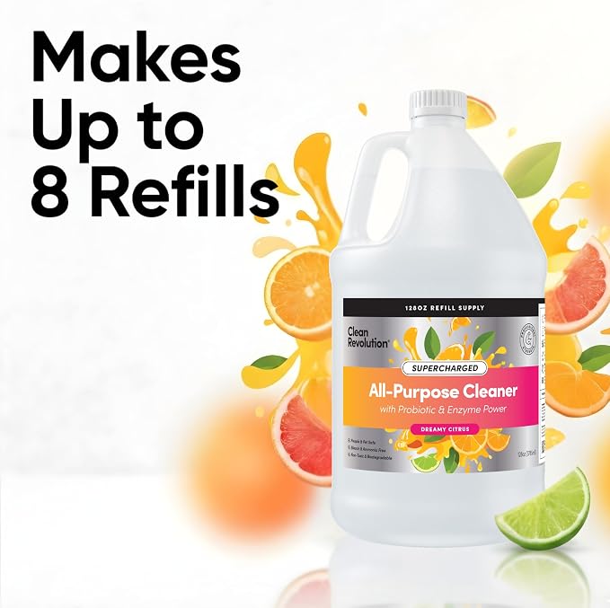 Clean Revolution SuperCharged All Purpose Cleaner, Eco-Friendly & Plant-Based - Image 7