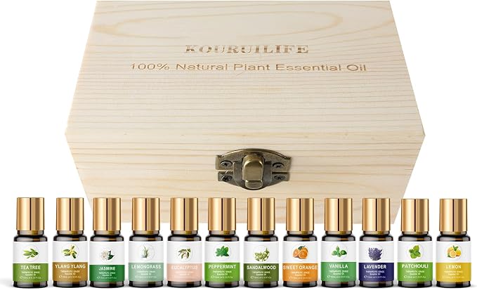 Essential Oils Set, 100% Organic Essential Oil, Ylang Ylang, Tea Tree, - Image 2