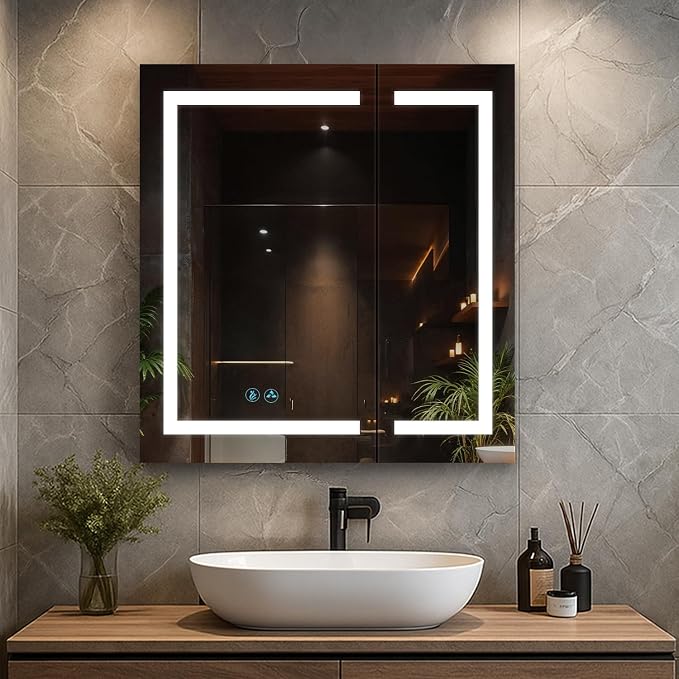 Blossom LED Mirror Medicine Cabinet by BLOSSOMKitchenBath