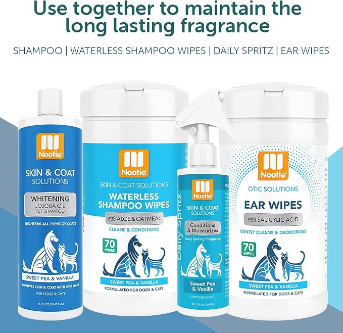 Nootie - Pet Shampoo for Sensitive Skin - Revitalizes Dry Skin & Coat - Natural - Image 6