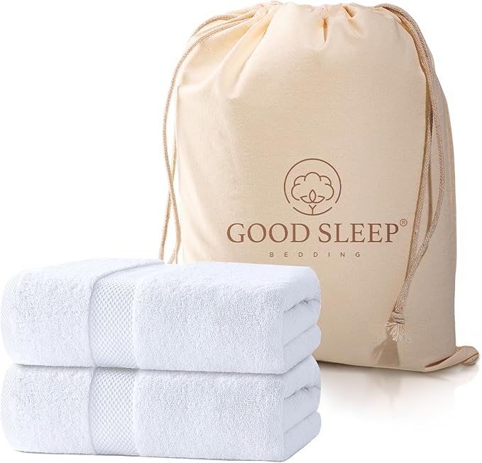 100% Cotton Bath Towels, Luxury 700 GSM Bath Towel, Highly Absorbent Bathroom by GoodSleepBedding