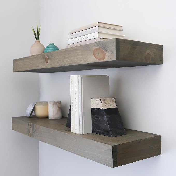 Urbandi Modern Floating Shelves 3 Inches Thick - Image 3
