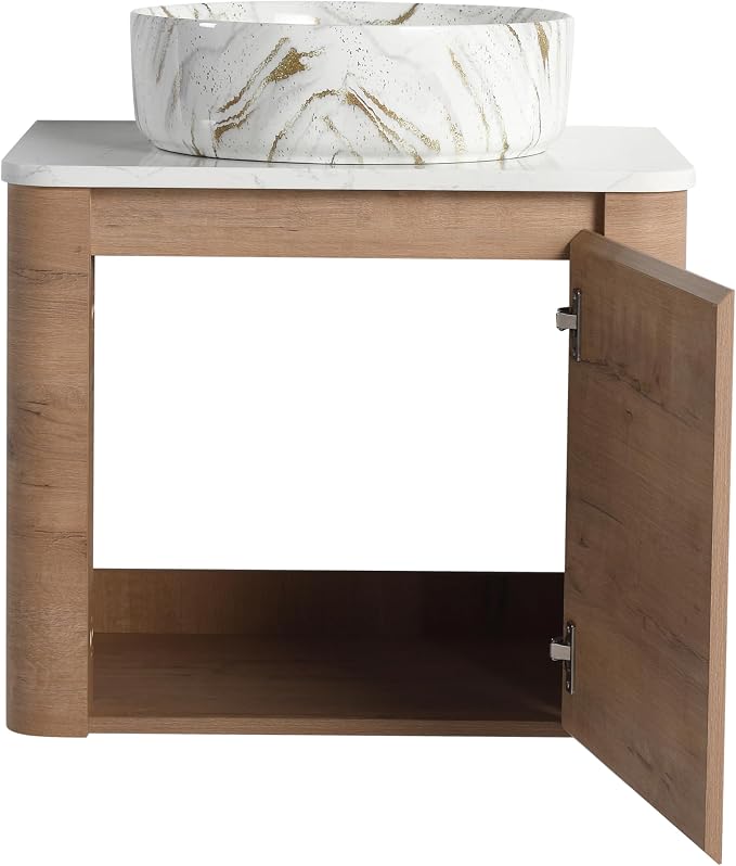 Malwee 24" Floating Bathroom Vanity - Image 8