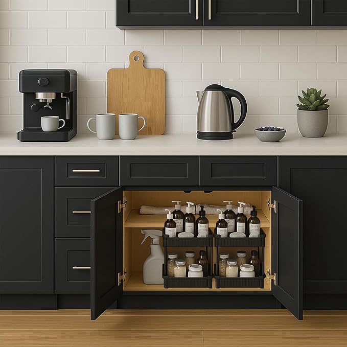 Kitchen Base Cabinet, Sideboard Cabinet, Kitchen Storage Island, 2 Drawers - Image 8
