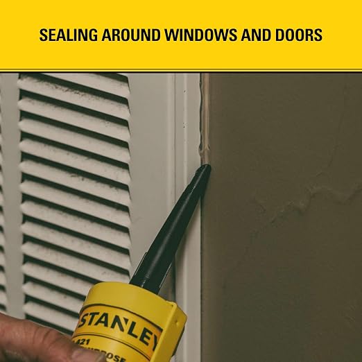 Stanley S421 All-Purpose RTV Silicone Sealant – 100% Waterproof Gray Caulk | - Image 5