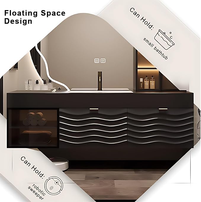 76IN Modern Bathroom Vanity - Image 7