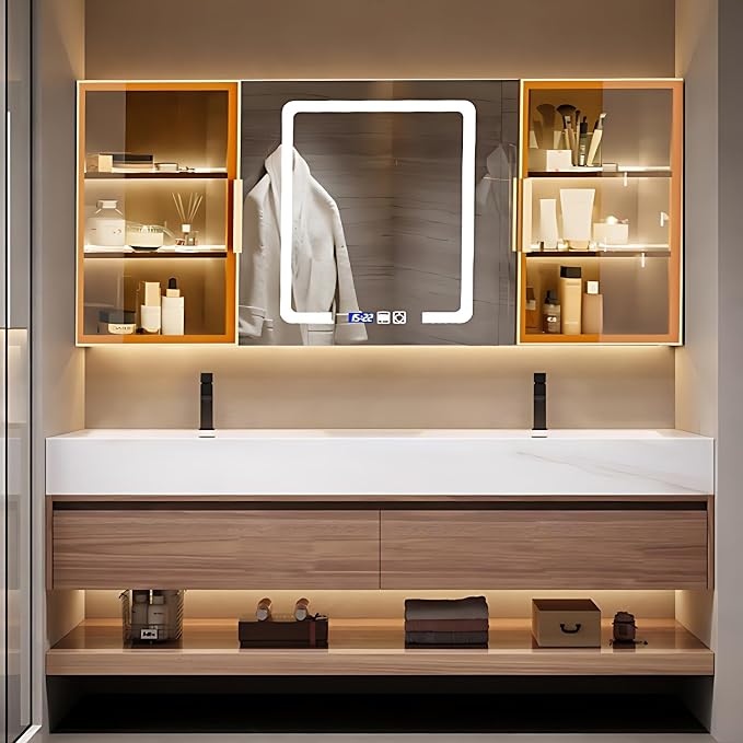 Modern Solid Wood Bathroom Vanity Set by NAIROLET