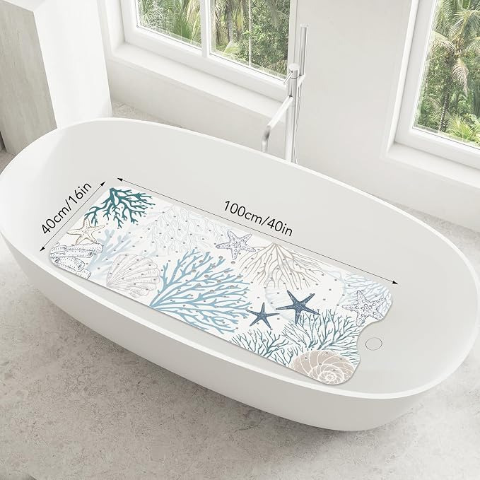 SHUCHING Starfish Coral Bath Mat - Image 2