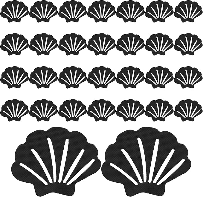 Bathtub Stickers Non Slip, Shell Shaped Tubs Safety Shower Treads, Adhesive - Image 8