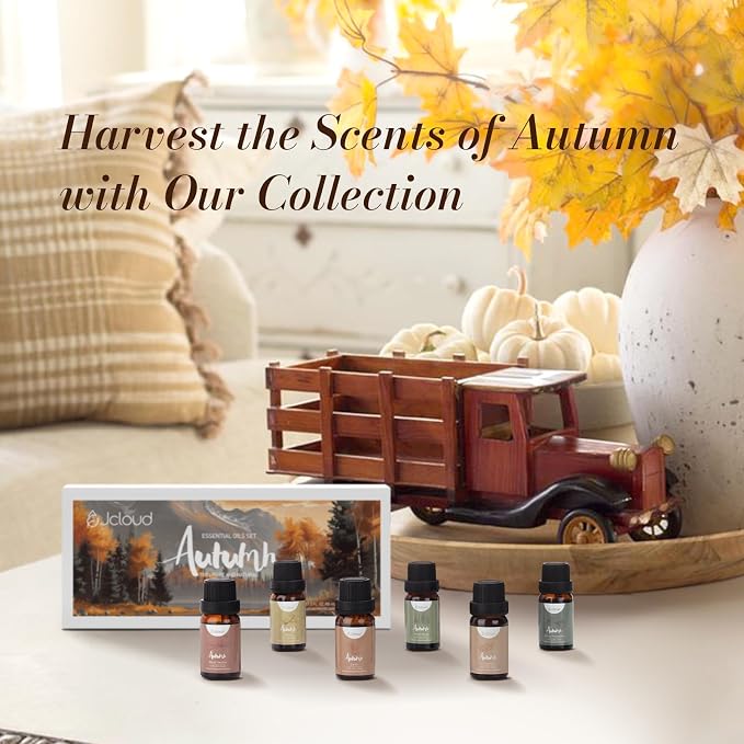 JCLOUD Fall Essential Oils for Diffusers for Home, Autumn Scented Fragrance - Image 2