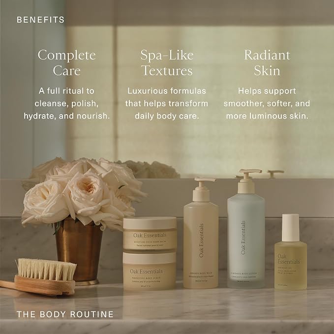 Oak Essentials The Body Routine Set | 5-Step Spa Kit - Image 3