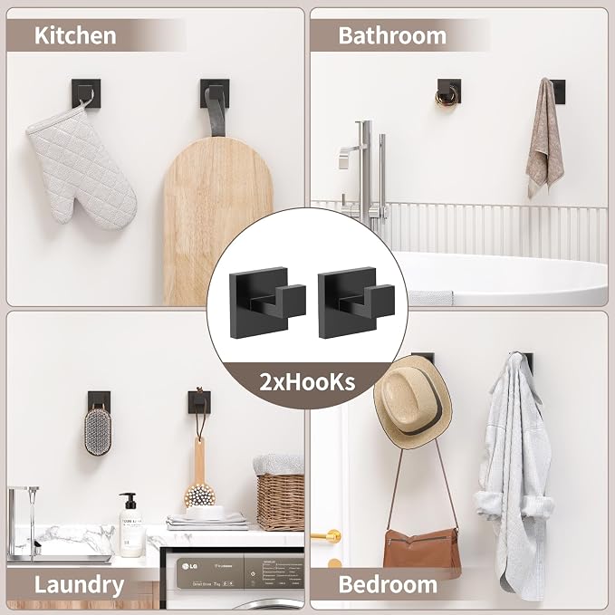 23.6 Inch SUS304 Stainless Steel Bathroom Hardware Set - Image 2