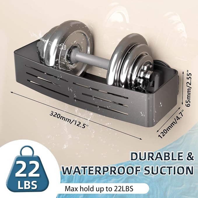 Onemake Shower Caddies Suction Cup, Shower Organizer - Image 4
