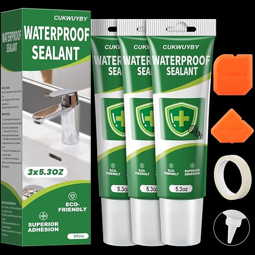 15.9 Oz Silicone Caulk Squeeze Tube Waterproof Silicone Sealant by Unknown