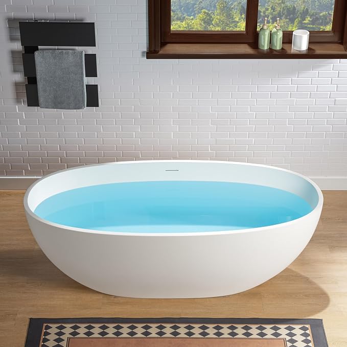 WOODBRIDGE 61 in. x 30.75 in. Stone Resin Luxury Contemporary Solid Surface - Image 17