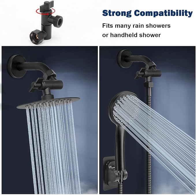 NearMoon Adjustable Shower Head Extension Adapter, SUS304 Stainless Steel - Image 4