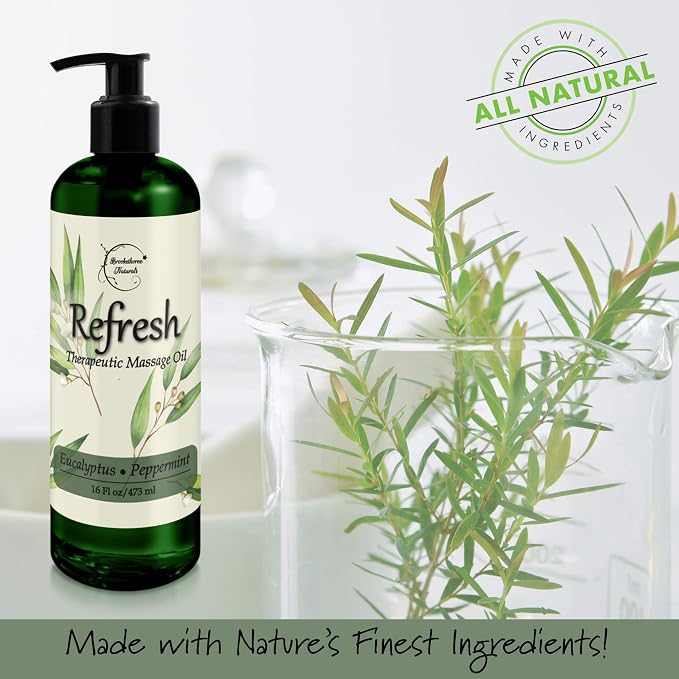 Refresh Massage Oil for Massage Therapy - Image 4