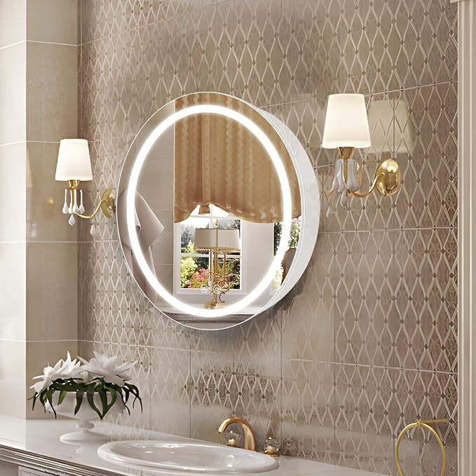 20inch Round Medicine Cabinet by Janboe