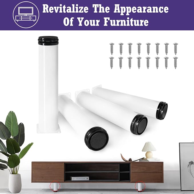 12 Inch Metal Furniture Legs - Image 2