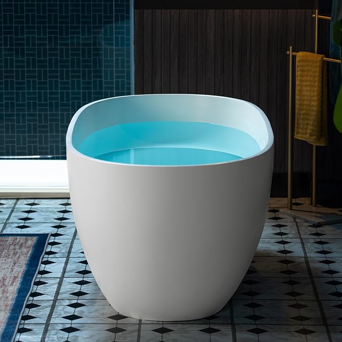 WOODBRIDGE 63" L x 28.35" W Stone Resin Luxury Contemporary Solid Surface - Image 13