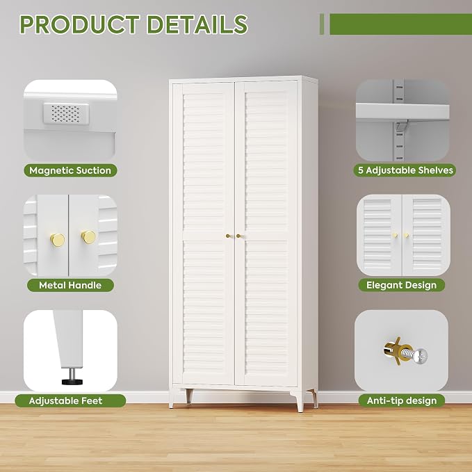 Floor Bathroom Storage Cabinet - Image 7