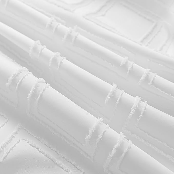 ROSERY No Hook Shower Curtain - Image 8