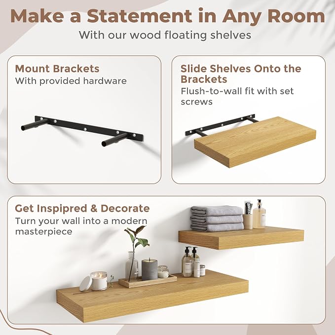 12 Inch Square Floating Shelves - Image 5