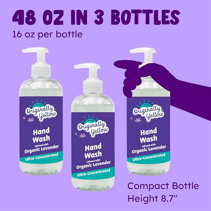 Originally Yellow Plant-Based Hand Soap All Natural Infused - Image 5