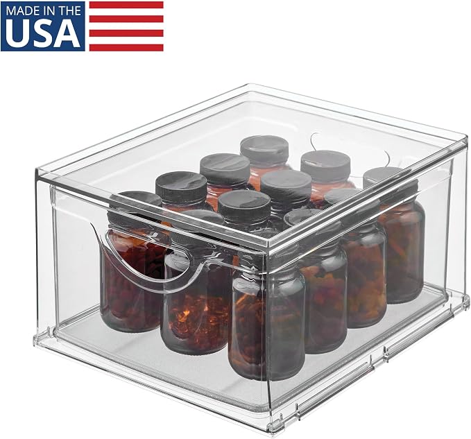 iDesign Clear Plastic Storage Drawer, Stackable Organizer - Image 4