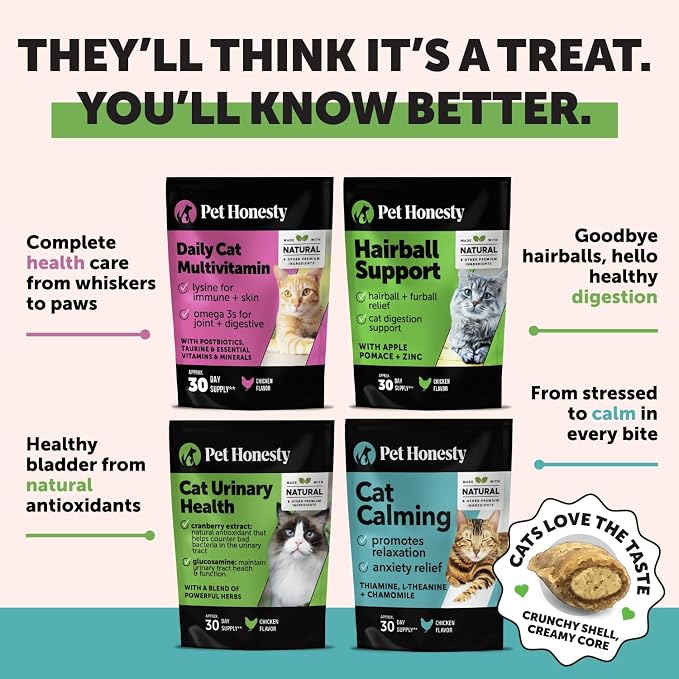 Cat Multivitamin Crunchy & Creamy Chews - Image 4