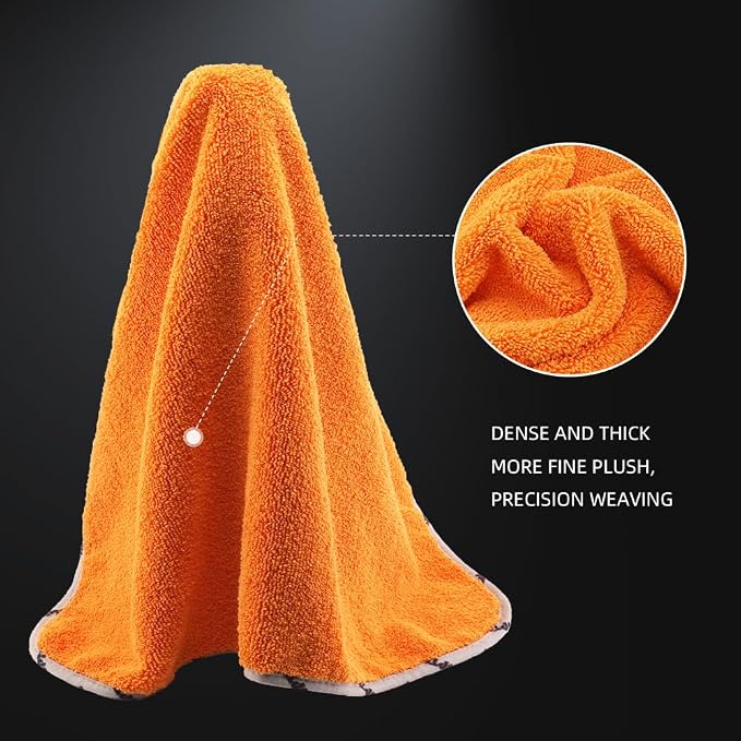 SPTA Drying Towel, Microfiber Car Drying Towel, 1 Pack Highly Absorbent - Image 4