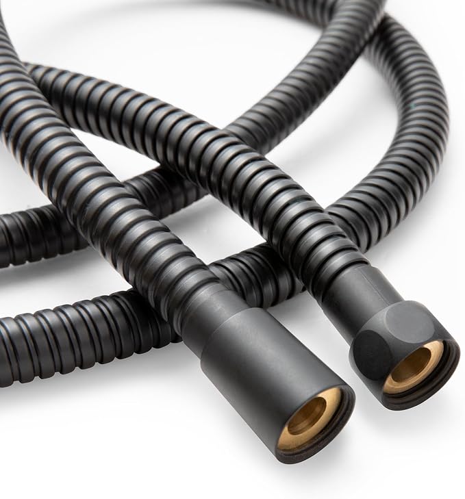 OFFO Shower Hose High Flow 0.43” Large Bore, Kink Free Stainless Steel Shower by OFFO