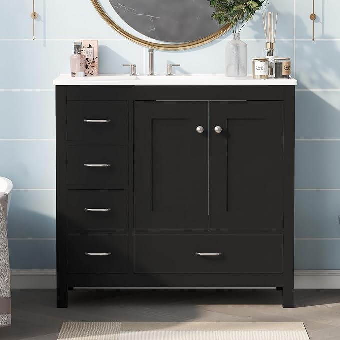 Harper & Bright Designs 36" Bathroom Vanity - Image 3