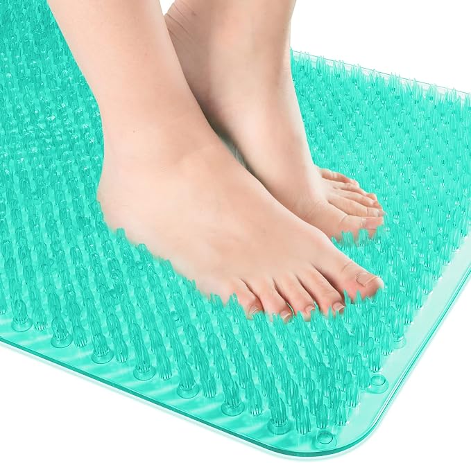OTHWAY Non Slip Grassy Bathtub Mat : 25.6X13.4 inches Sturdy But Soft Bath by OTHWAY
