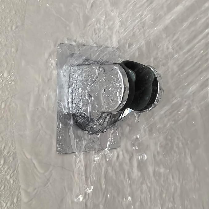 Strong Adhesive and Waterproof Shower Head Holder, Adjustable Handheld Shower - Image 3