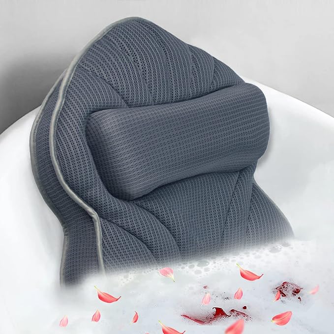 Extra Thick Large Bath Pillow by poemland