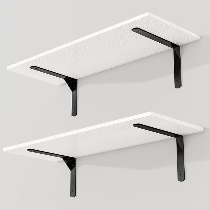 30" W x 12" D White Floating Shelves - Image 4