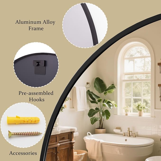 40 Inch Round Mirror - Image 5