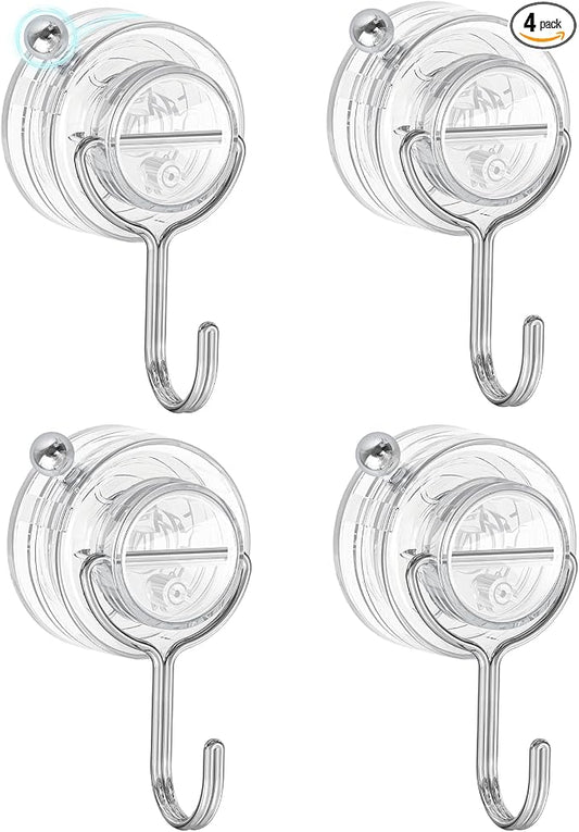Suction Cup Hooks for Shower, Upgrade Clear Suction Towel Hooks Heavy Duty by Jadkysarh