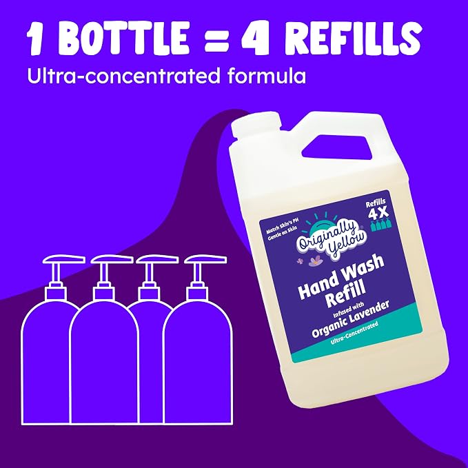 Originally Yellow Plant-Based Hand Soap All Natural Infused - Image 4