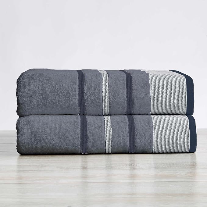 Great Bay Home Decorative Oversized Bath Sheet Set by GreatBayHome