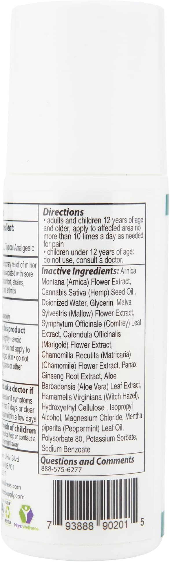 MARS WELLNESS MG+ Cooling Roll on Pain Relief – Fast Acting Arnica Roll on 5% - Image 8