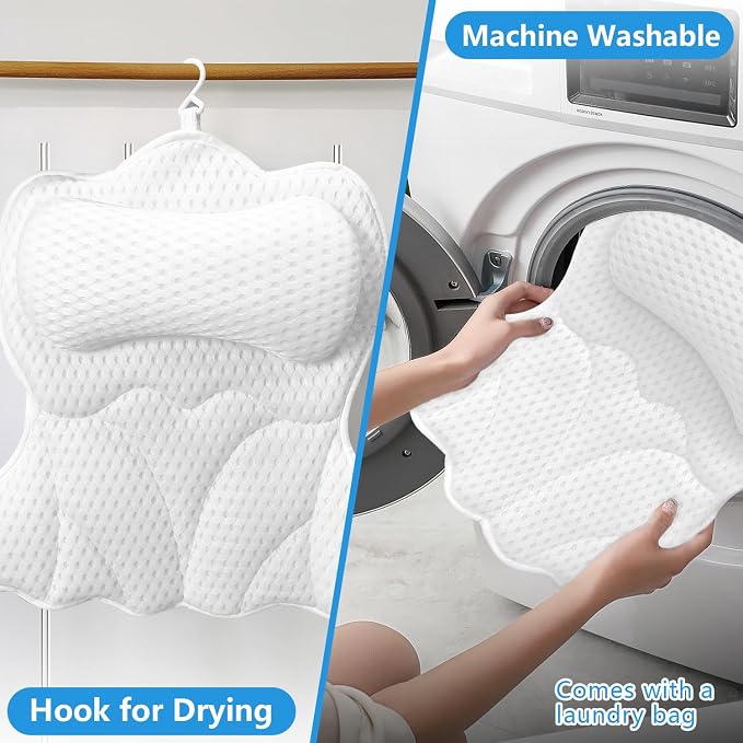 REEZEIVI Bath Pillows for Tub, Bath Pillow - Image 4