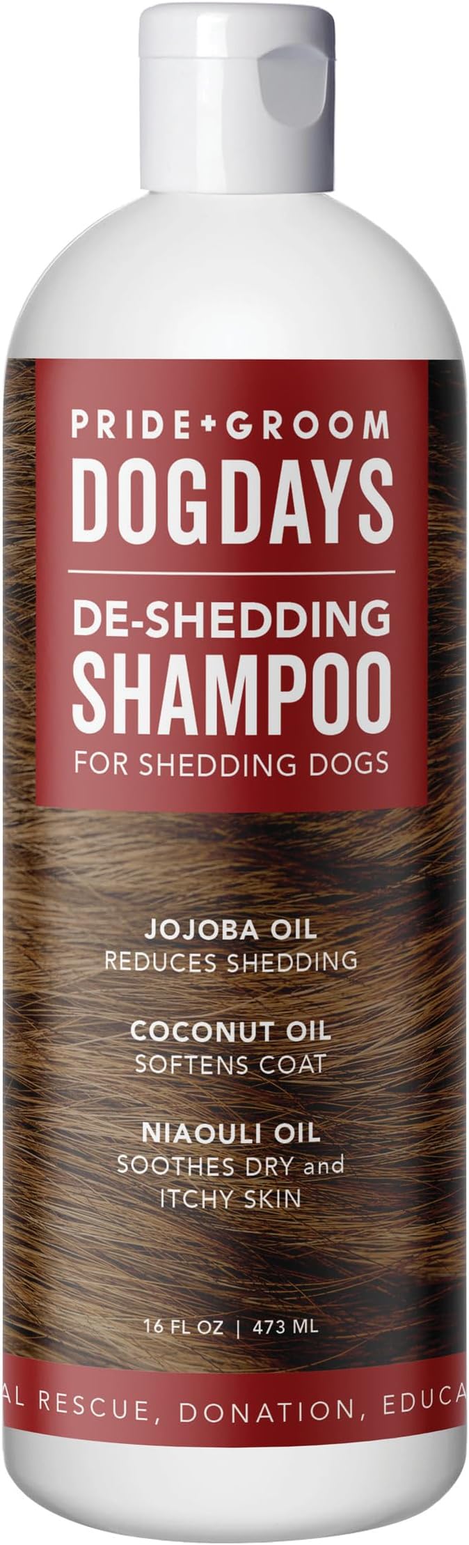 Pride and Groom DogDays Deshedding Dog Shampoo | Fast-Acting Coat Softener & by PrideGroomNYC