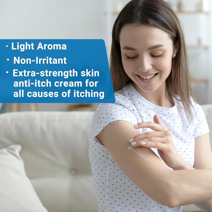 ishancare Anti Itch Cream Extra Strength, Oatmeal Soothing Skin Itch Relief - Image 7
