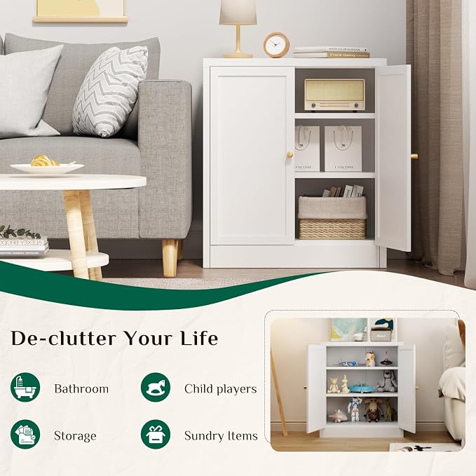 Storage Cabinet, Metal Bathroom Floor Organizers and Storage Cabinets, - Image 3