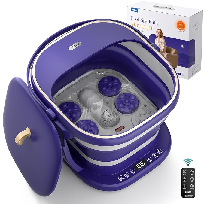 Puboo Collapsible Foot Spa Bath Massager by PUBOO