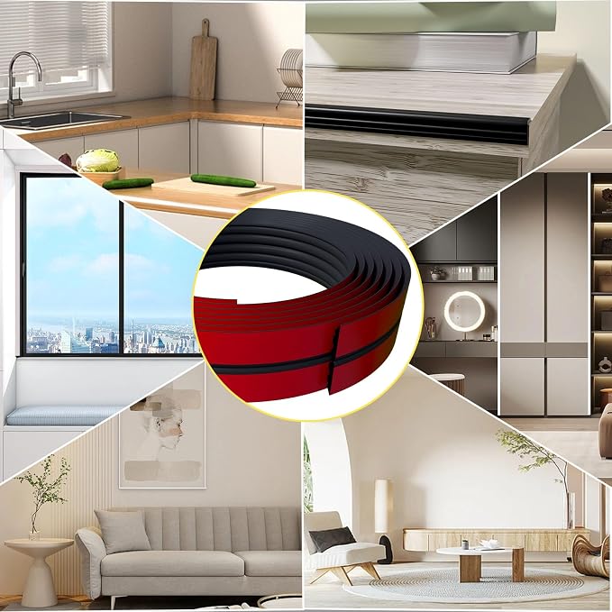 40FT Flexible Wall Corner Protector Moulding Trim, Peel and Stick Inside & - Image 7