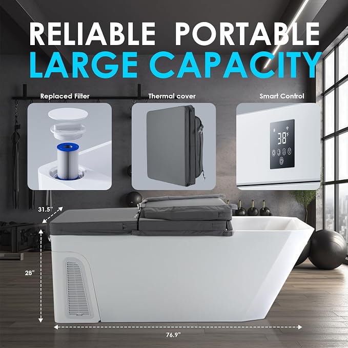 Cold Plunge Tub, Ice Bath Tub - Image 3